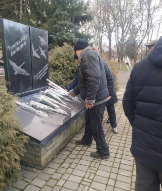 У Боровій вшанували ліквідаторів аварії на Чорнобильській АЕС