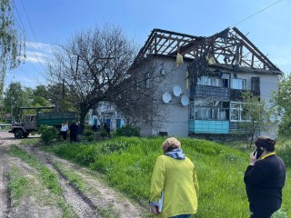 Керівництво громади провело обстеження пошкоджених російськими обстрілами об’єктів у селі Богуславка