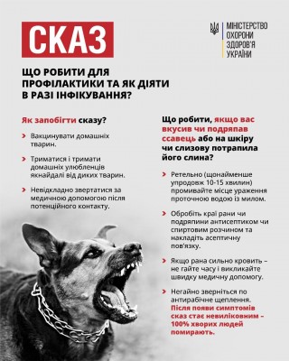 Сказ – небезпечний для людини