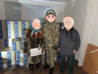 Гуманітарна допомога у Боровій напередодні Нового року!