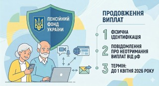 Порядок продовження виплати пенсій: вимога фізичної ідентифікації для окремих категорій громадян