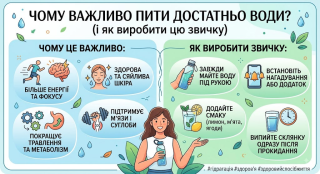 Чому важливо пити достатньо води (і як виробити цю звичку)