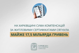 «На Харківщині сума компенсацій за житловими сертифікатами сягнула майже 17,5 мільярда гривень», — Олег Синєгубов